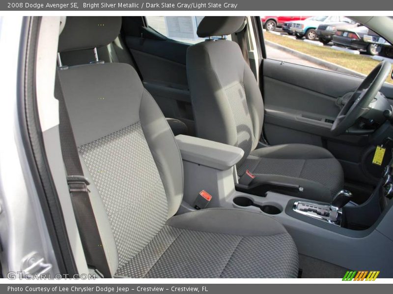 Bright Silver Metallic / Dark Slate Gray/Light Slate Gray 2008 Dodge Avenger SE
