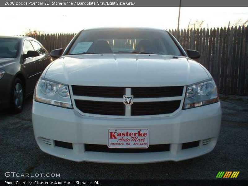 Stone White / Dark Slate Gray/Light Slate Gray 2008 Dodge Avenger SE