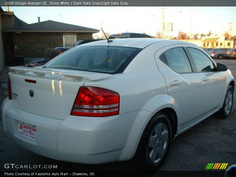 Stone White / Dark Slate Gray/Light Slate Gray 2008 Dodge Avenger SE