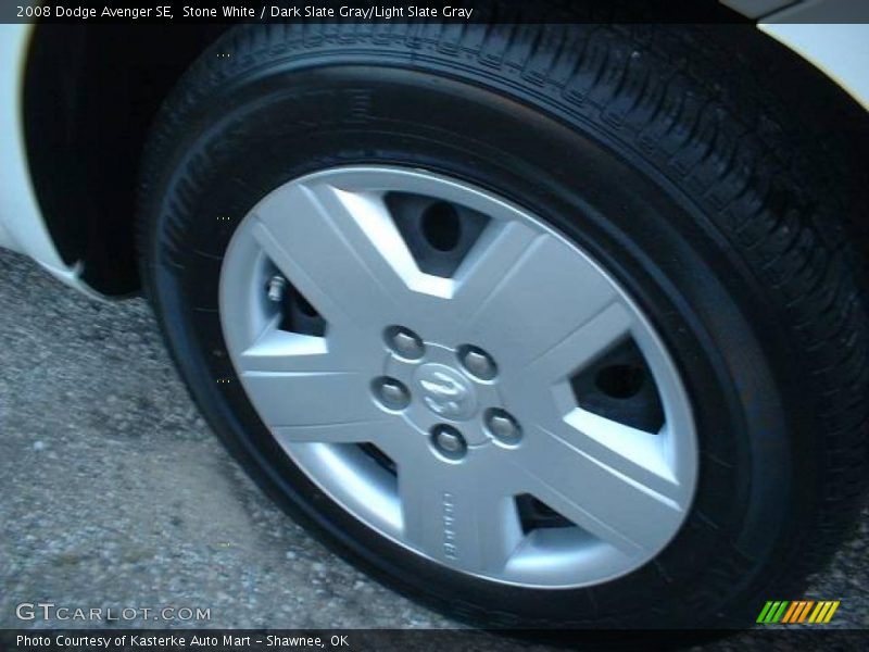 Stone White / Dark Slate Gray/Light Slate Gray 2008 Dodge Avenger SE