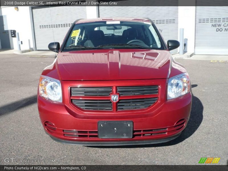 Inferno Red Crystal Pearl / Dark Slate Gray 2008 Dodge Caliber SE