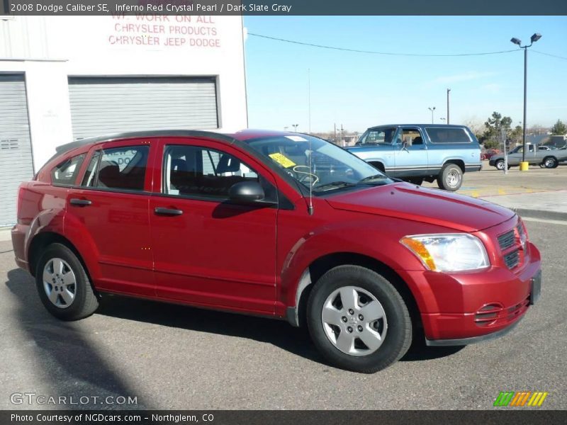 Inferno Red Crystal Pearl / Dark Slate Gray 2008 Dodge Caliber SE