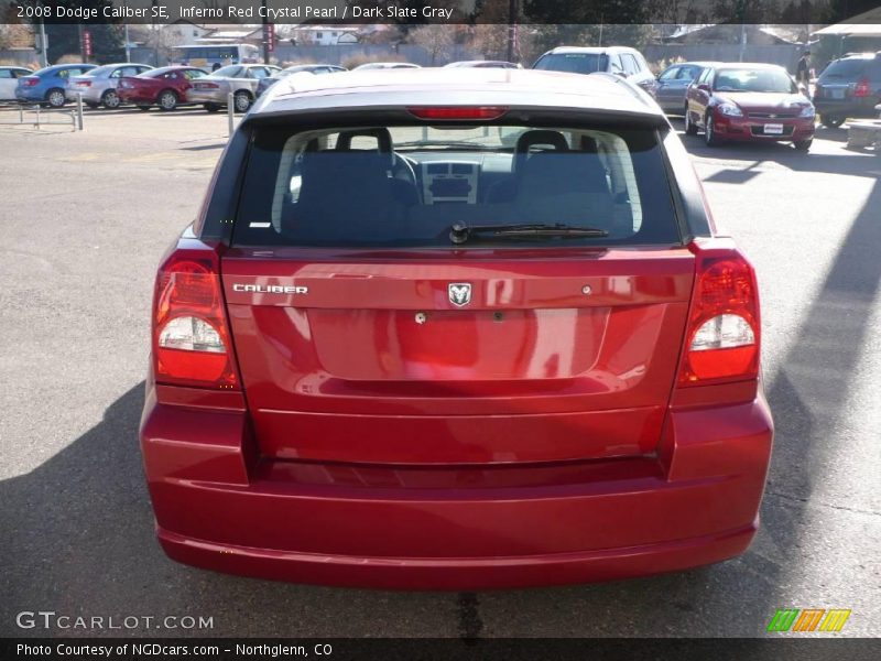 Inferno Red Crystal Pearl / Dark Slate Gray 2008 Dodge Caliber SE