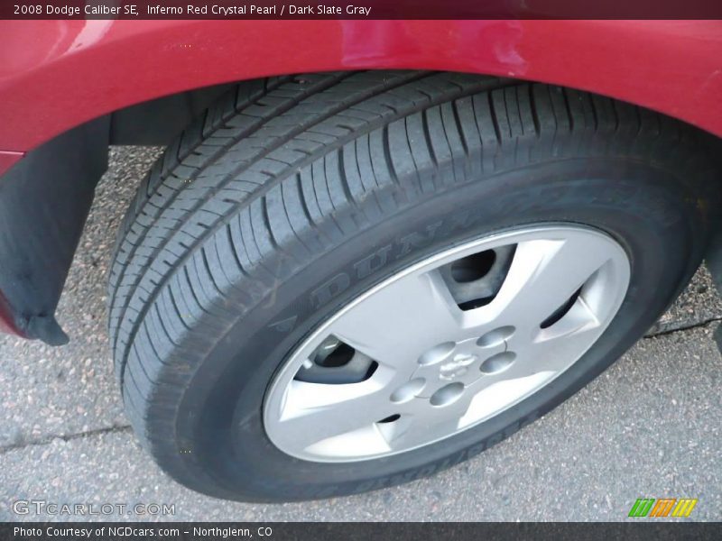 Inferno Red Crystal Pearl / Dark Slate Gray 2008 Dodge Caliber SE