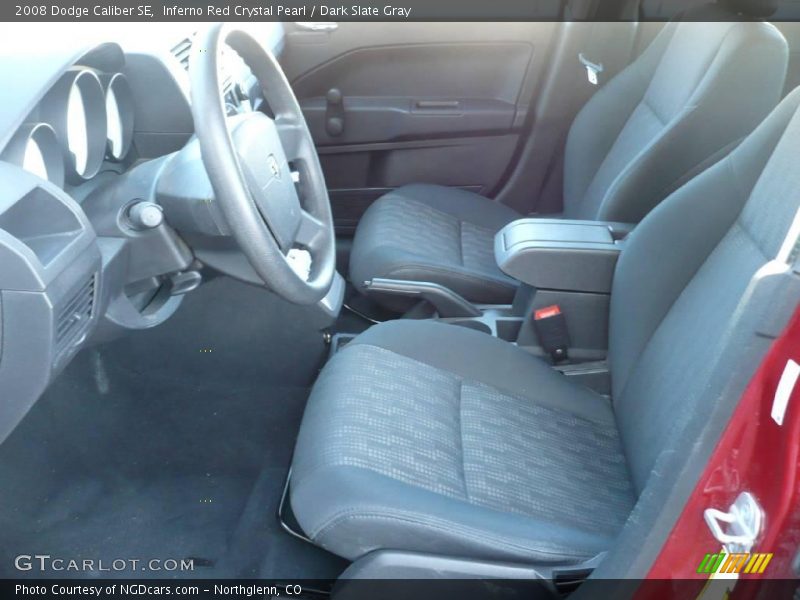 Inferno Red Crystal Pearl / Dark Slate Gray 2008 Dodge Caliber SE