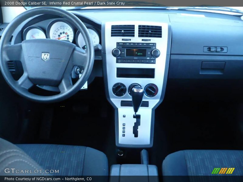 Inferno Red Crystal Pearl / Dark Slate Gray 2008 Dodge Caliber SE