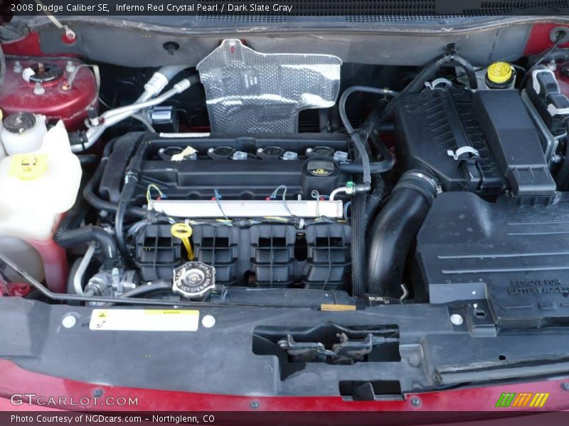 Inferno Red Crystal Pearl / Dark Slate Gray 2008 Dodge Caliber SE