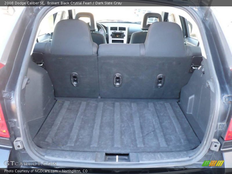 Brilliant Black Crystal Pearl / Dark Slate Gray 2008 Dodge Caliber SE