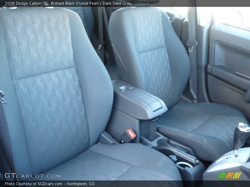 Brilliant Black Crystal Pearl / Dark Slate Gray 2008 Dodge Caliber SE