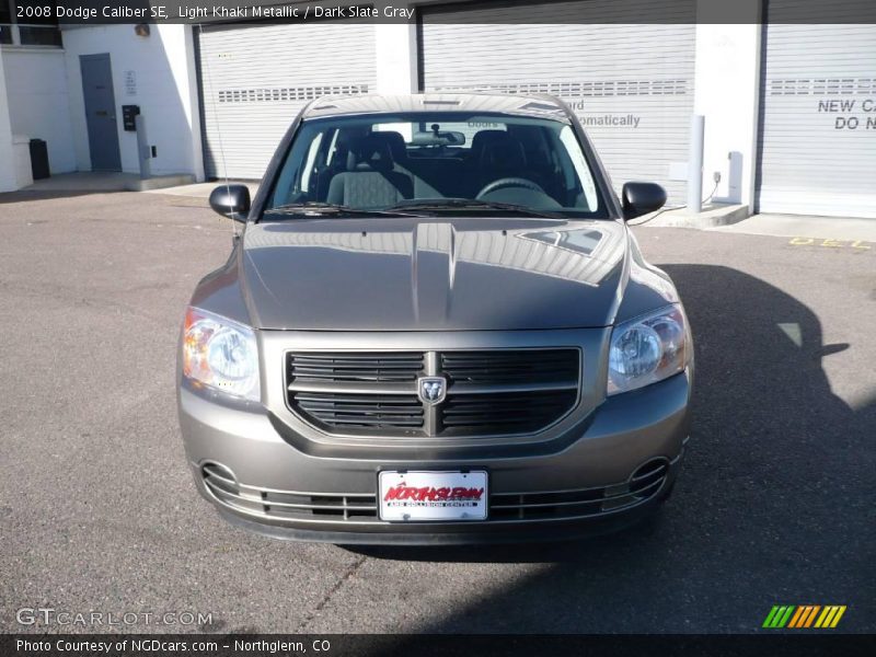 Light Khaki Metallic / Dark Slate Gray 2008 Dodge Caliber SE