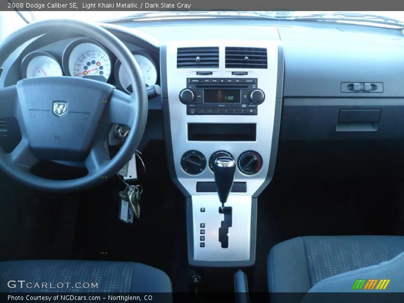 Light Khaki Metallic / Dark Slate Gray 2008 Dodge Caliber SE