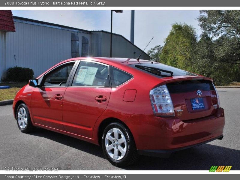 Barcelona Red Metallic / Gray 2008 Toyota Prius Hybrid