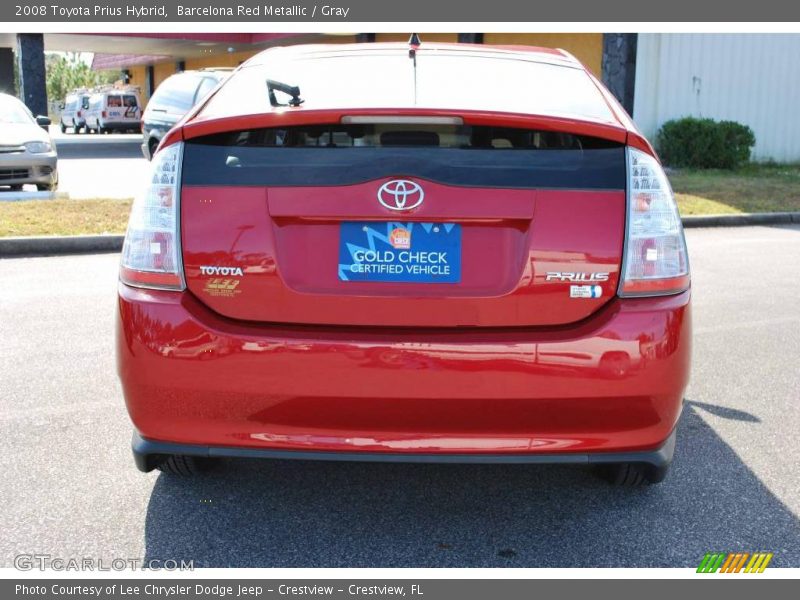 Barcelona Red Metallic / Gray 2008 Toyota Prius Hybrid