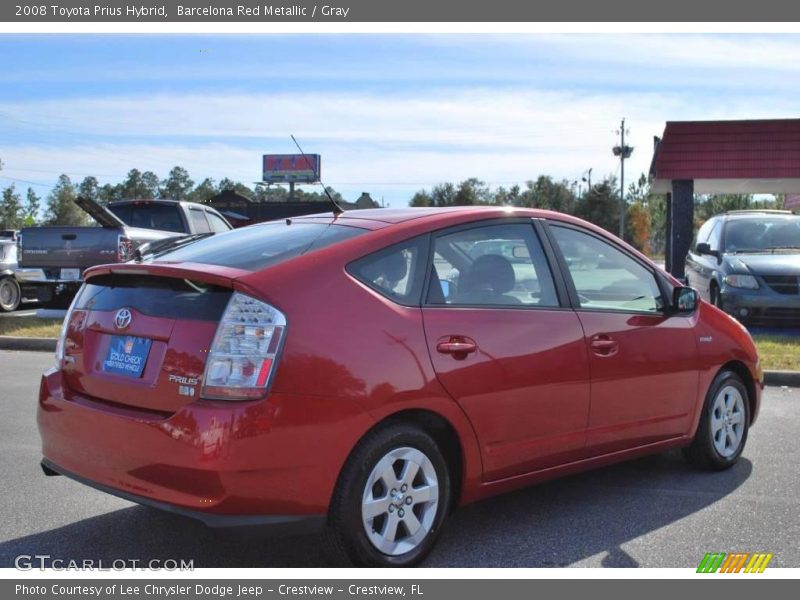 Barcelona Red Metallic / Gray 2008 Toyota Prius Hybrid