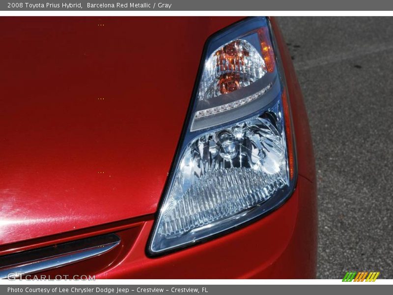 Barcelona Red Metallic / Gray 2008 Toyota Prius Hybrid