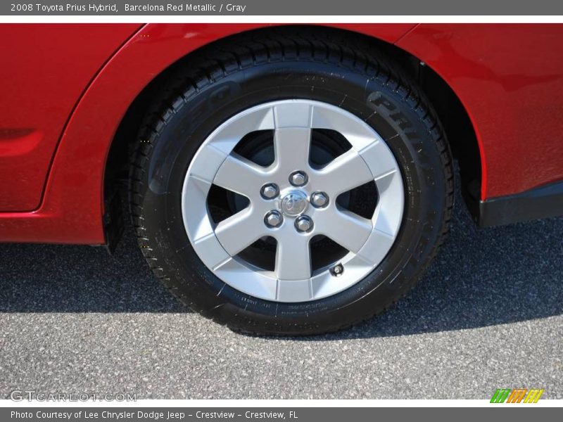 Barcelona Red Metallic / Gray 2008 Toyota Prius Hybrid