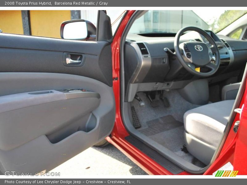 Barcelona Red Metallic / Gray 2008 Toyota Prius Hybrid