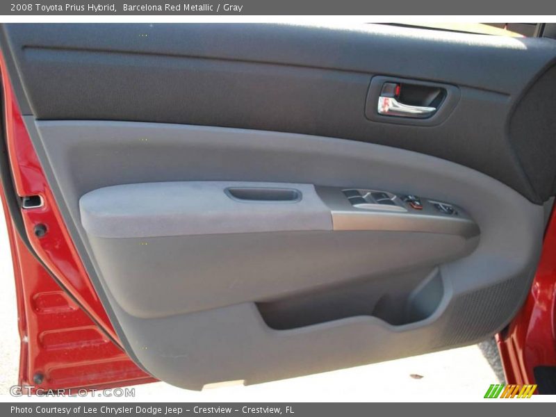 Barcelona Red Metallic / Gray 2008 Toyota Prius Hybrid