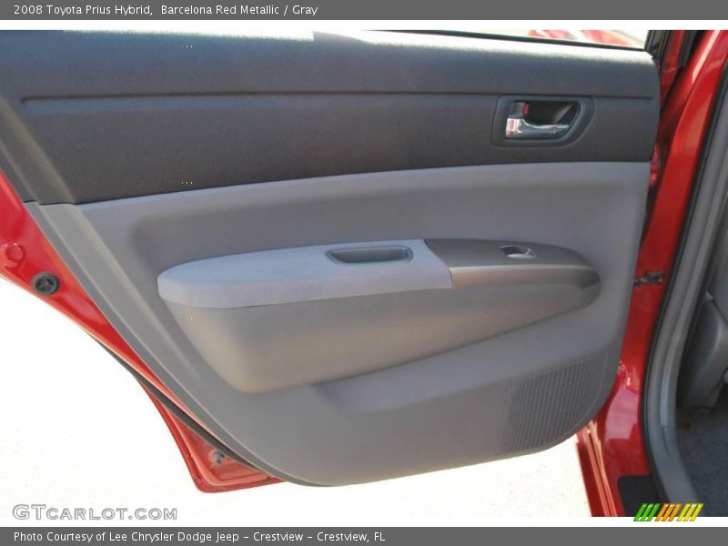 Barcelona Red Metallic / Gray 2008 Toyota Prius Hybrid