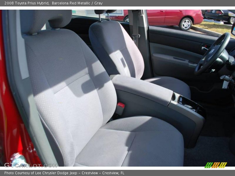 Barcelona Red Metallic / Gray 2008 Toyota Prius Hybrid