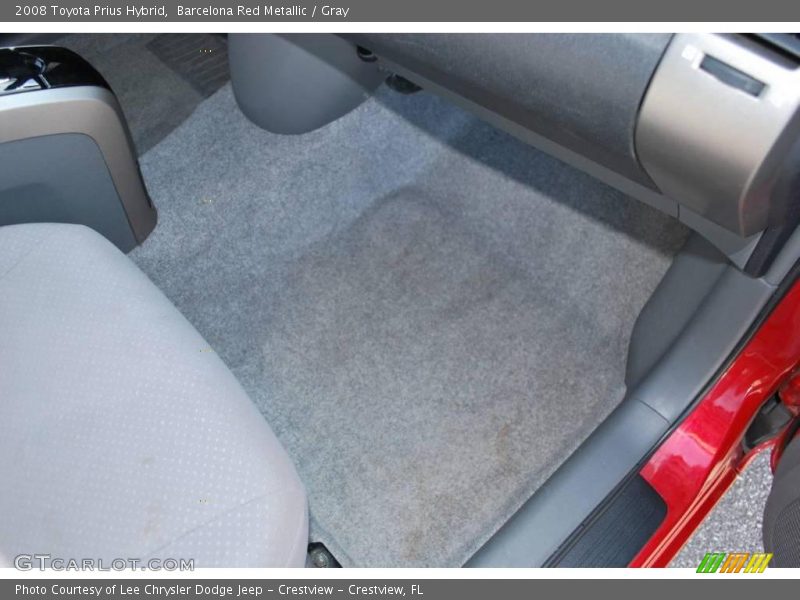 Barcelona Red Metallic / Gray 2008 Toyota Prius Hybrid