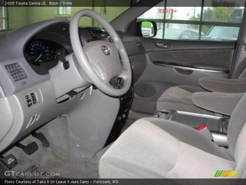 Black / Stone 2008 Toyota Sienna LE