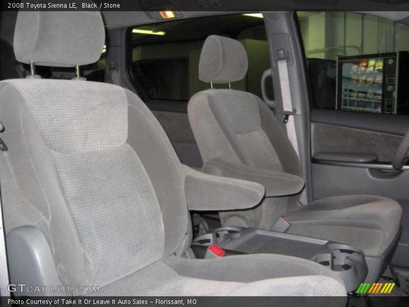 Black / Stone 2008 Toyota Sienna LE