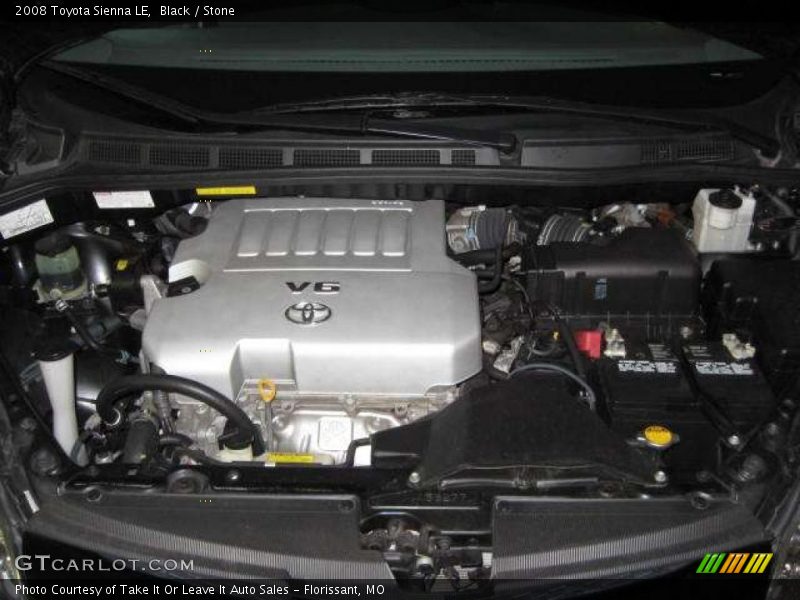 Black / Stone 2008 Toyota Sienna LE