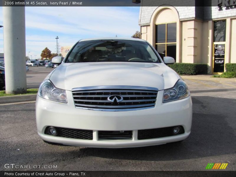 Ivory Pearl / Wheat 2006 Infiniti M 45 Sedan