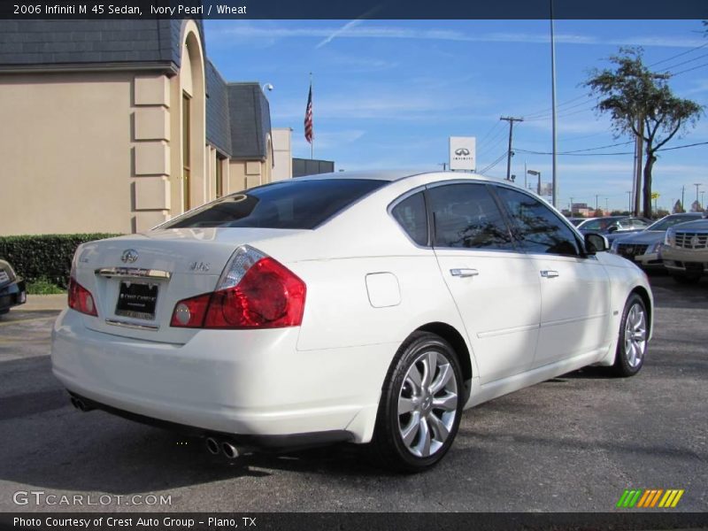 Ivory Pearl / Wheat 2006 Infiniti M 45 Sedan