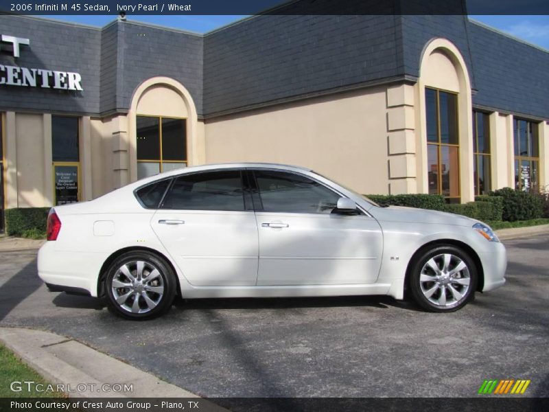 Ivory Pearl / Wheat 2006 Infiniti M 45 Sedan