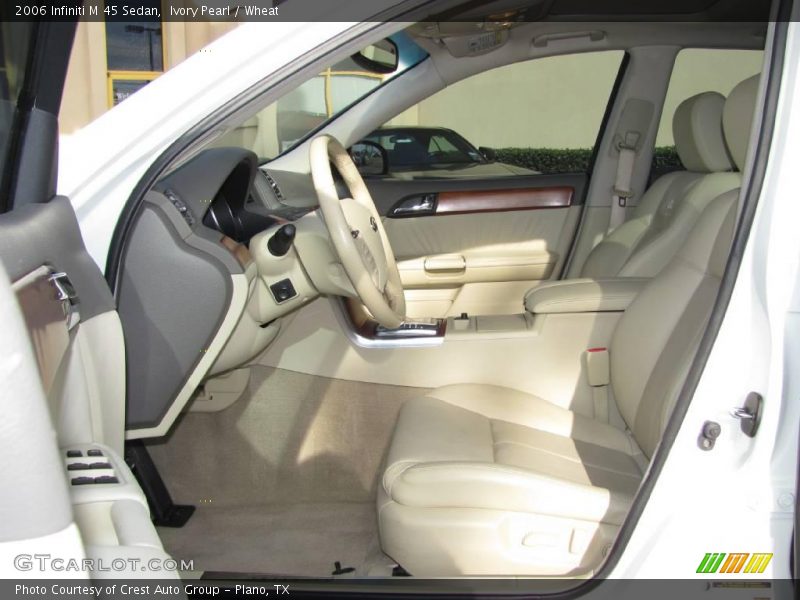 Ivory Pearl / Wheat 2006 Infiniti M 45 Sedan