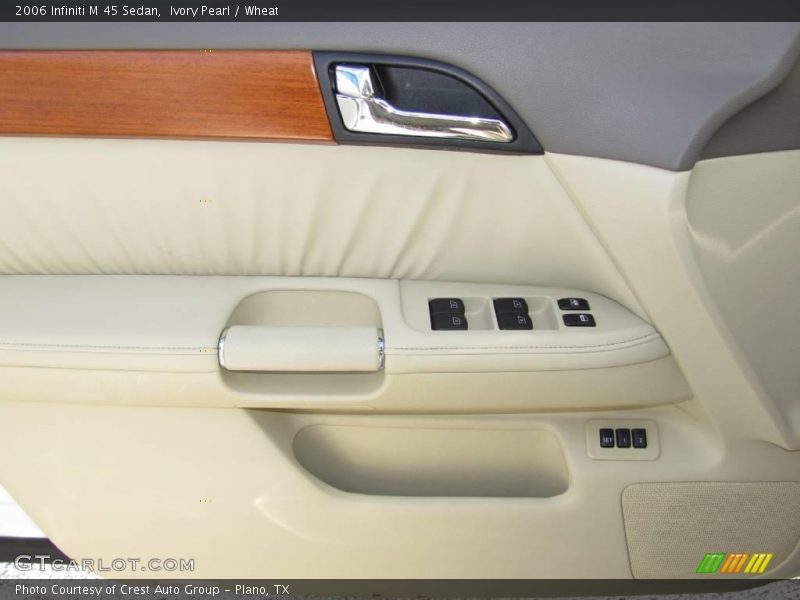 Ivory Pearl / Wheat 2006 Infiniti M 45 Sedan