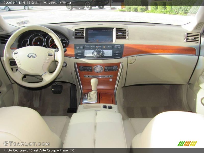 Ivory Pearl / Wheat 2006 Infiniti M 45 Sedan
