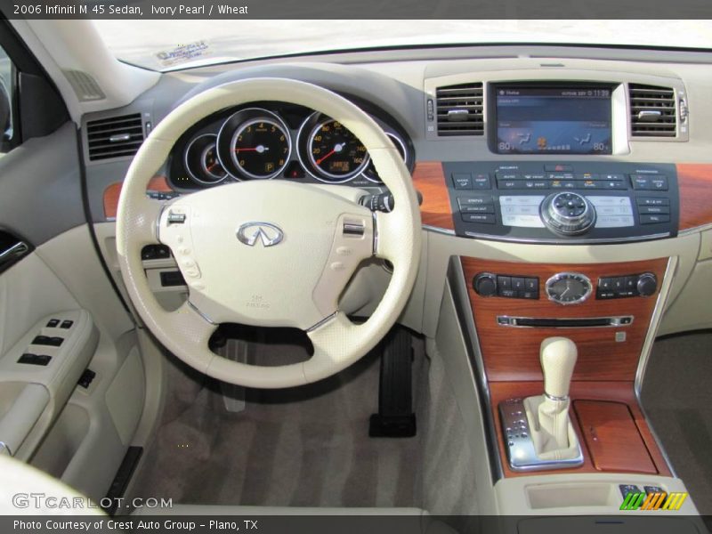 Ivory Pearl / Wheat 2006 Infiniti M 45 Sedan