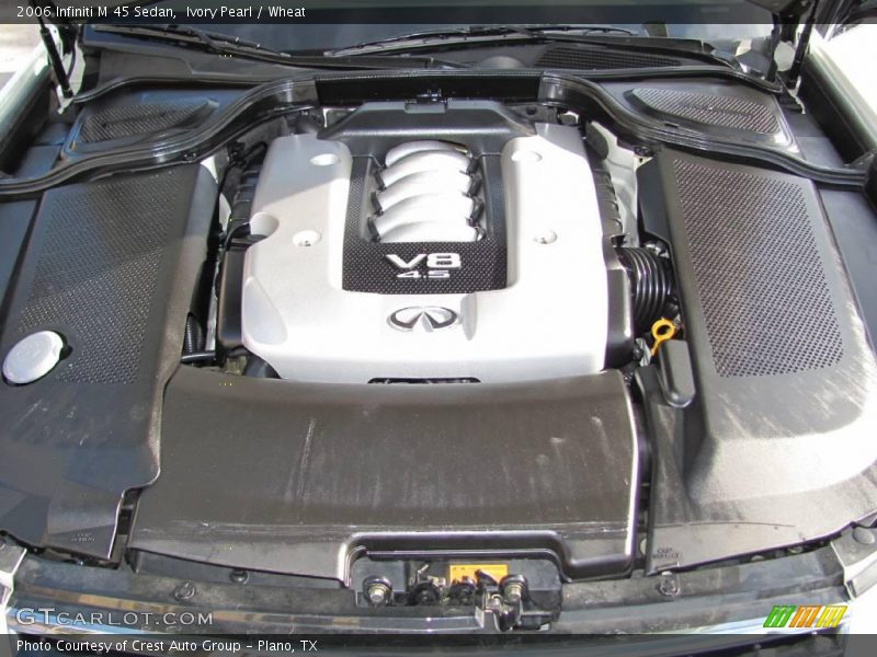 Ivory Pearl / Wheat 2006 Infiniti M 45 Sedan
