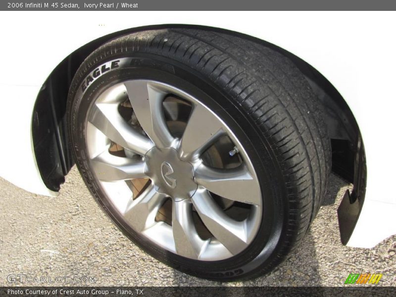 Ivory Pearl / Wheat 2006 Infiniti M 45 Sedan