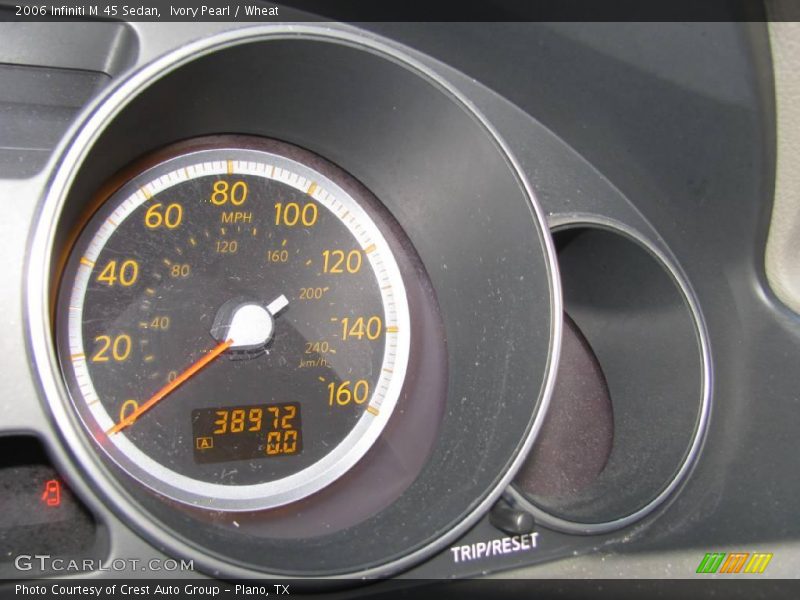 Ivory Pearl / Wheat 2006 Infiniti M 45 Sedan