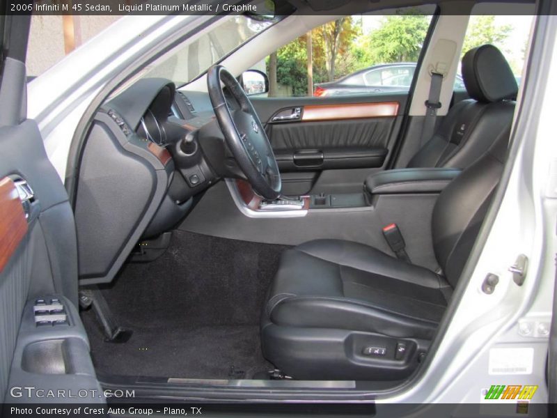Liquid Platinum Metallic / Graphite 2006 Infiniti M 45 Sedan