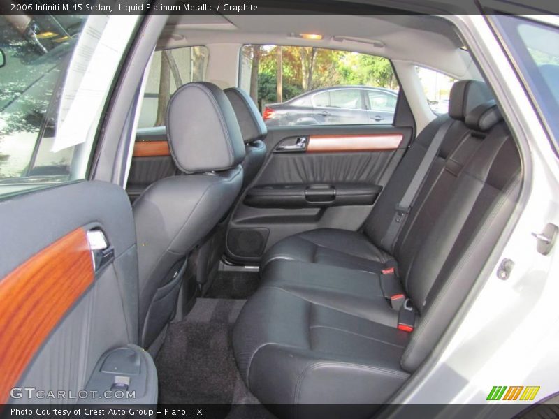 Liquid Platinum Metallic / Graphite 2006 Infiniti M 45 Sedan