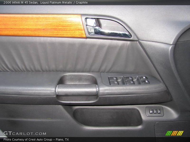 Liquid Platinum Metallic / Graphite 2006 Infiniti M 45 Sedan