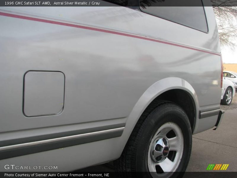 Astral Silver Metallic / Gray 1996 GMC Safari SLT AWD