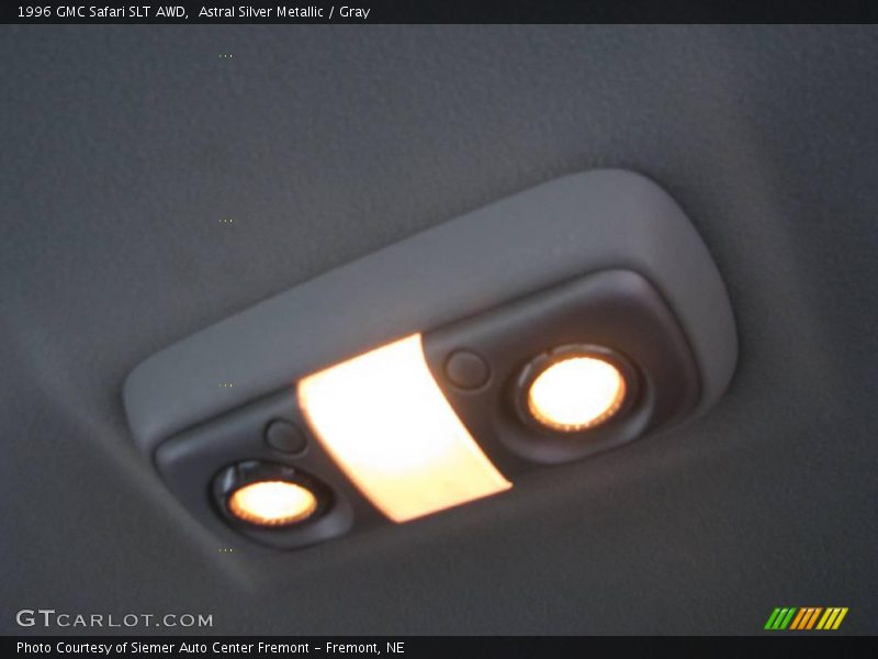 Astral Silver Metallic / Gray 1996 GMC Safari SLT AWD