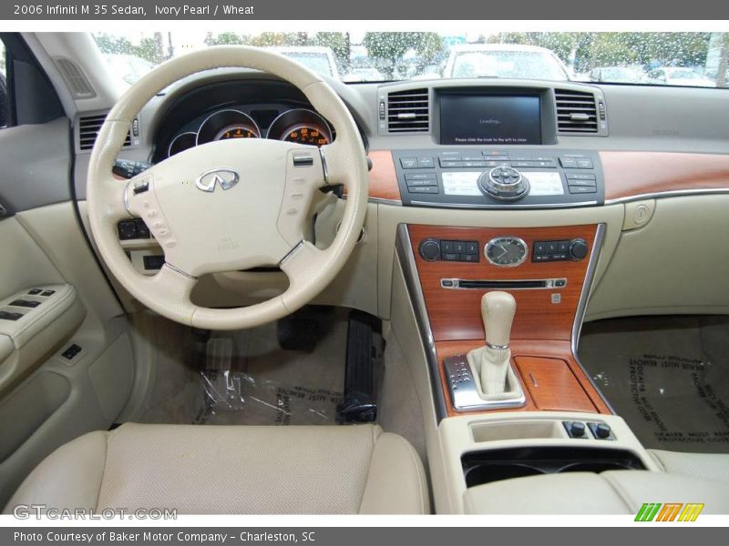 Ivory Pearl / Wheat 2006 Infiniti M 35 Sedan