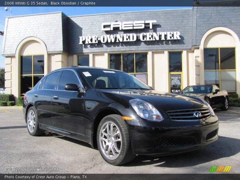 Black Obsidian / Graphite 2006 Infiniti G 35 Sedan