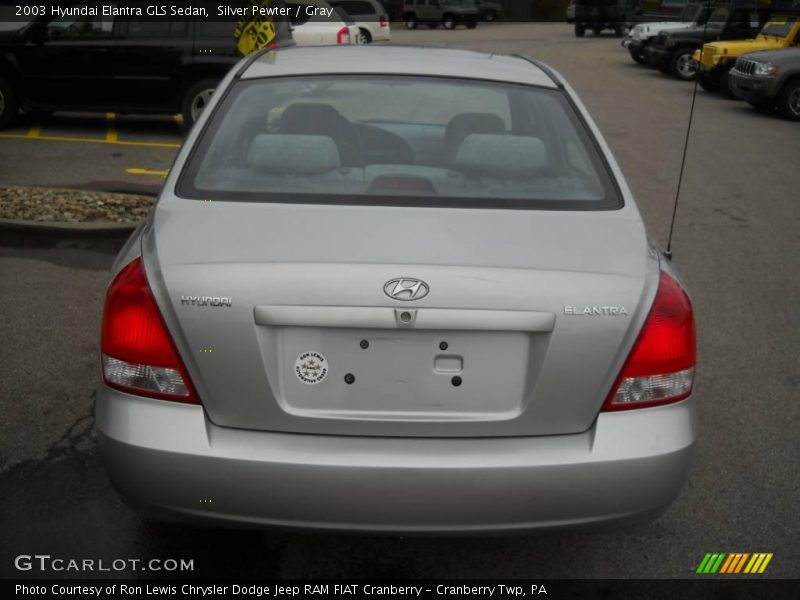 Silver Pewter / Gray 2003 Hyundai Elantra GLS Sedan