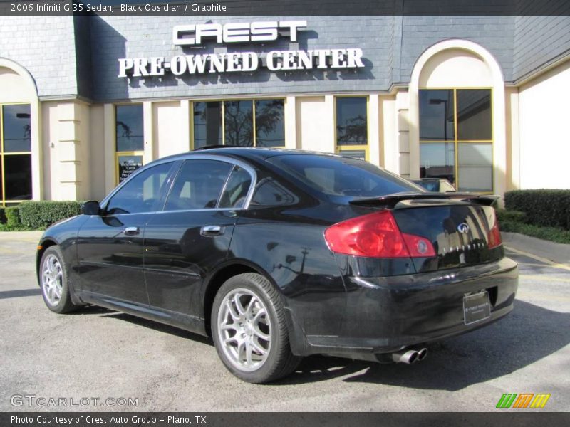 Black Obsidian / Graphite 2006 Infiniti G 35 Sedan