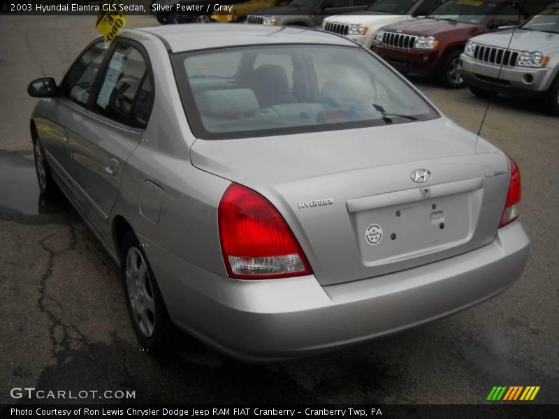 Silver Pewter / Gray 2003 Hyundai Elantra GLS Sedan