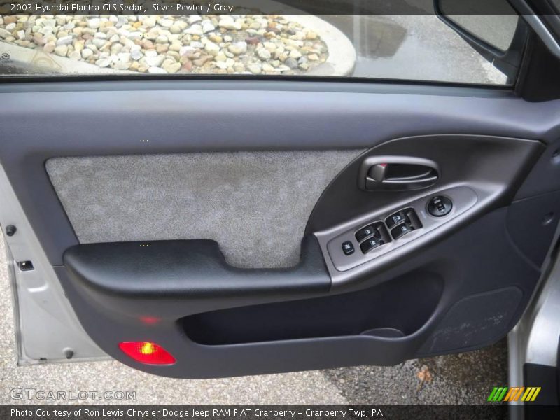Silver Pewter / Gray 2003 Hyundai Elantra GLS Sedan
