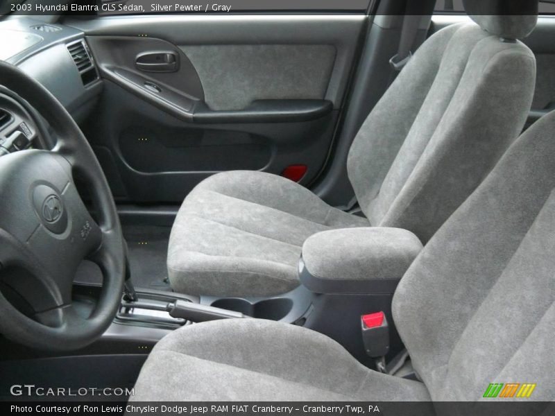 Silver Pewter / Gray 2003 Hyundai Elantra GLS Sedan